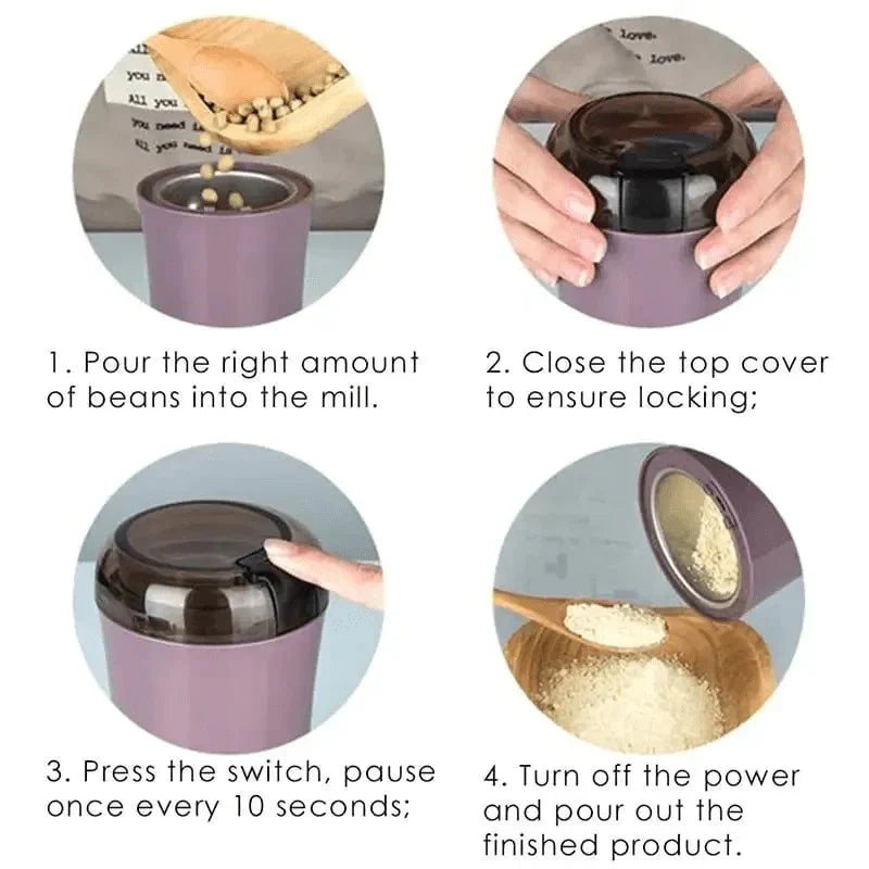 Mini Electric Grinder - For Masala, Juices, Pulses