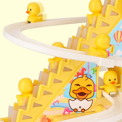Stair Climbing Ducklings Race Track Set